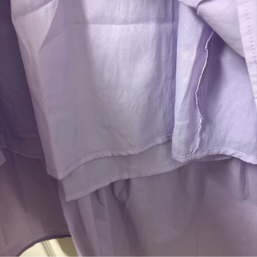 &merci Purple Lavender Puff Sleeve Dress - Picture 6 of 9